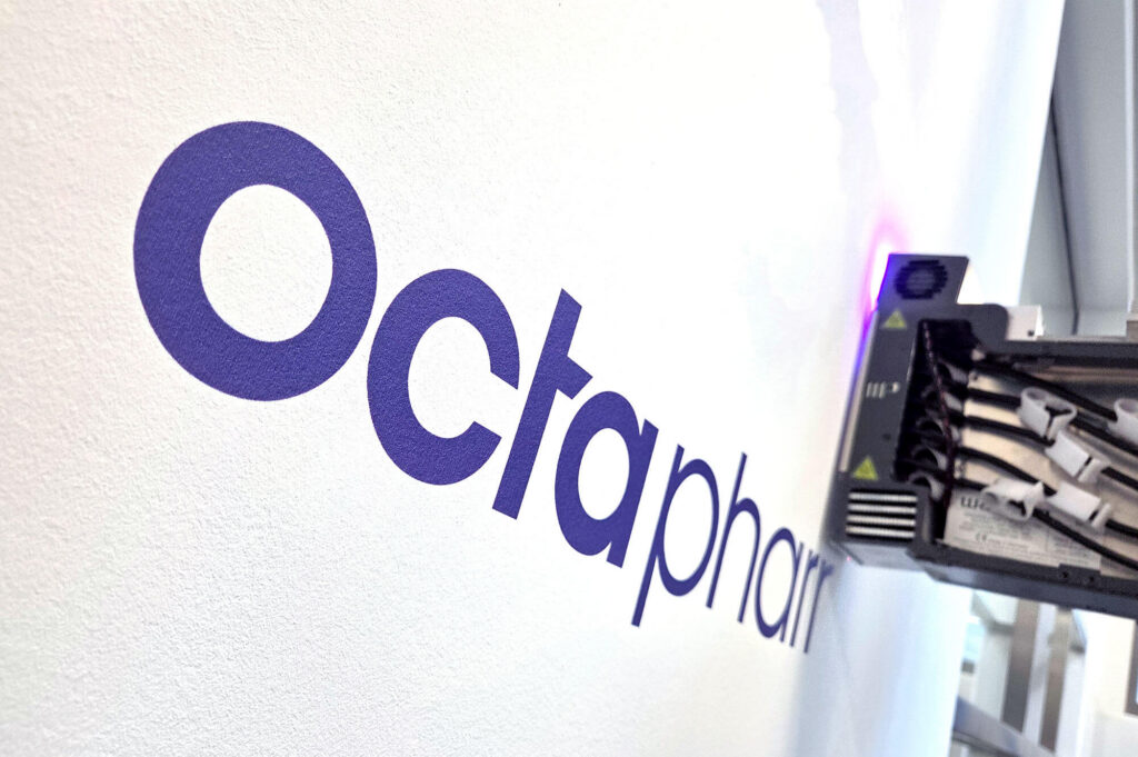 Wanddruck bei Octapharma Pharmazeutika Produktionsgesellschaft m.b.H. in Wien